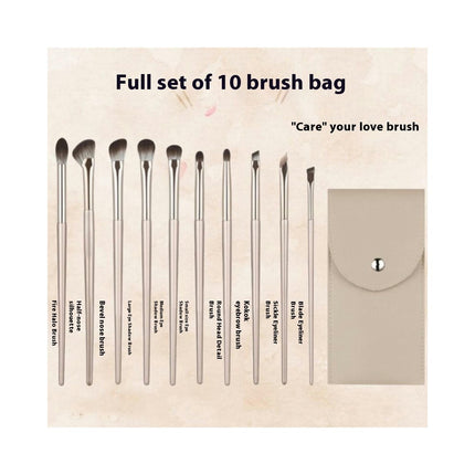 Eyeshadow Brush Set Premium Vegan Synthetic  Blending Concealers Eyebrow Eyeliner Professional Make Up Brushes Set