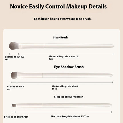 Eye Makeup Brushes Professional Eye Shadow  Concealer Eyebrow Eyelash Eye Liners Premium Synthetic Make Up Brush