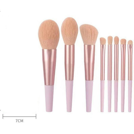 11 PCS Multi Fiber Hair Makeup Brushes Set Premium Synthetic Powder Foundation Eye shadows Makeup Brush Set