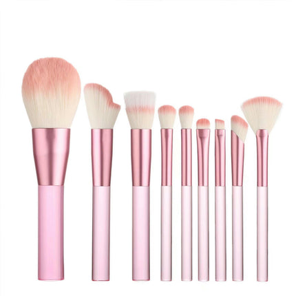 Brushes 9 PCS Makeup Brush Set Premium Synthetic Powder Brush Blending Brush Eyeshadow Brushes Concealer Brush