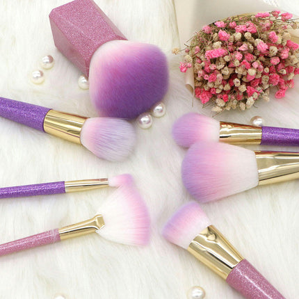 Makeup Brushes Professional Face Cosmetics Blending Liquid Foundation Powder Concealer Make Up Beauty Tool Glitter