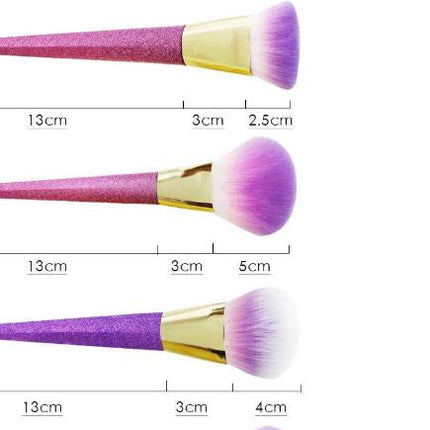 Makeup Brushes Professional Face Cosmetics Blending Liquid Foundation Powder Concealer Make Up Beauty Tool Glitter