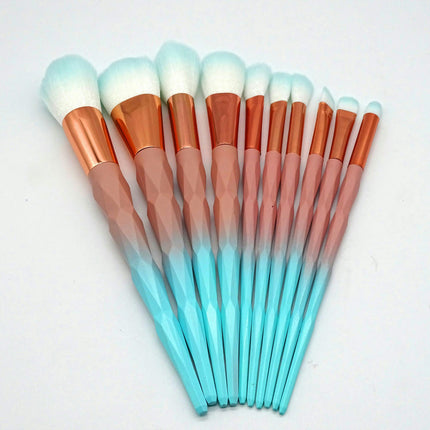 Mermaid Makeup Brushes Professional Cosmetics Blending Liquid Foundation Powder Concealer Make Up Beauty Tool Glitter