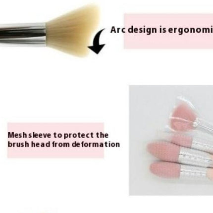 11Pcs Travel Makeup Brush Set Makeup Brushes Travel Size With Pack Portable Small EyeshadowLipstick Foundation Brush