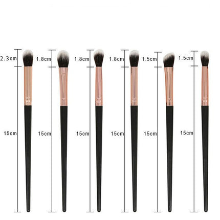 Eye Makeup Brushes 12Pcs Eyeshadow Makeup Brushes Set with Soft Synthetic Hairs & Longer Handle Eyeshadow Eyeliner Blending