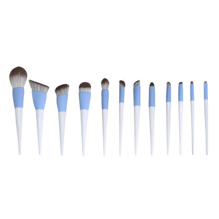 Makeup Brush Set 12 PC Professional  for  Foundation Brushes Soft as velvet Powder Concealers Face  Travel Tool