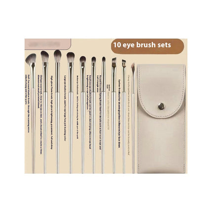 10/13/15 Pcs Makeup Brush Set  Professional  Eye Make Up Brushes Set, Champagne Gold Cosmetic Brushes with Bag