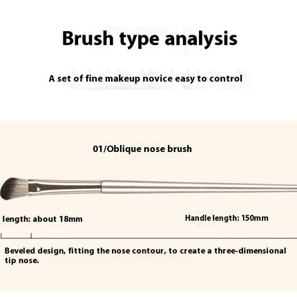 10/13/15 Pcs Makeup Brush Set  Professional  Eye Make Up Brushes Set, Champagne Gold Cosmetic Brushes with Bag