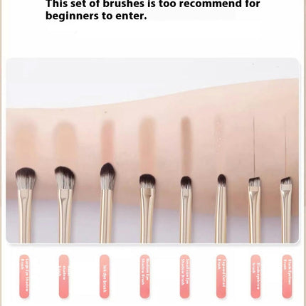 10/13/15 Pcs Makeup Brush Set  Professional  Eye Make Up Brushes Set, Champagne Gold Cosmetic Brushes with Bag