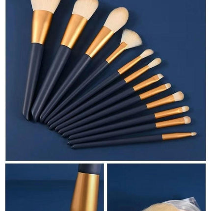 12 Pcs Makeup Brushes, Premium Synthetic Makeup Brush Set Professional Blush Contour Eye Make Up Brush Kit