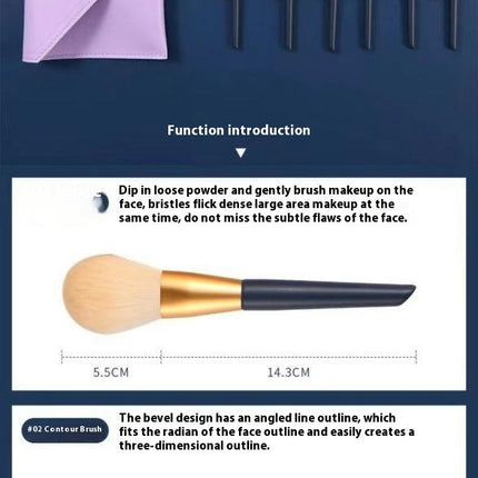 12 Pcs Makeup Brushes, Premium Synthetic Makeup Brush Set Professional Blush Contour Eye Make Up Brush Kit