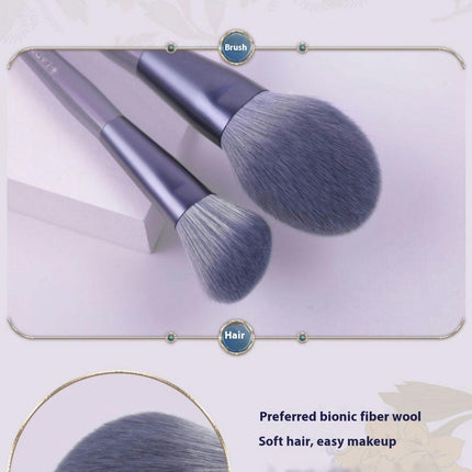 10 Pcs Fine Glitter Pearlized Handle Makeup Brush Set Premium Makeup Brushes,  Professional  Shimmer Makeup Kit