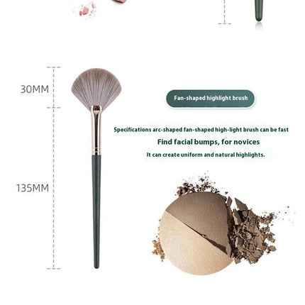 Cosmetic Brush, 14 Pieces of Premium Cosmetic Synthetic Fiber Bristles Make Up Powder Face Travel Tool