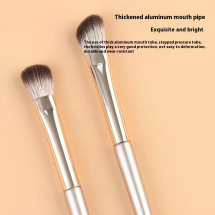 13 Pcs Professional Eye Brush Set Eyeshadow Eyebrow Blending Fan  Set With Portable Handbag