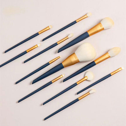 Professional Makeup Brushes Set Synthetic Fiber Hair Easy Application Make Up Brushes Soft as Powder Concealers Travel Tool