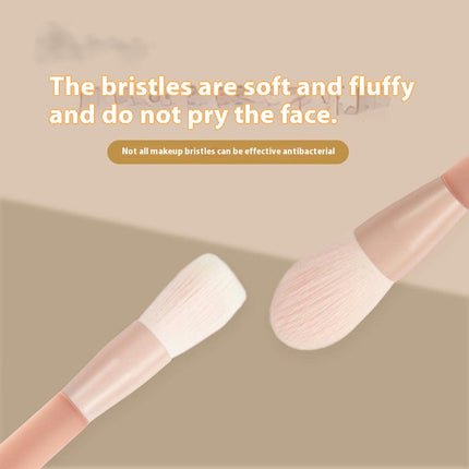 10 PCS Mini Makeup Brush Set Premium Synthetic Blending Brush Eyeshadow  Concealer Brush and Stippling Brush with Bag