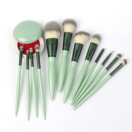 12 Pieces Makeup Brush Set Portable Soft Bristle Foundation Cosmetics Complete Beauty Tools