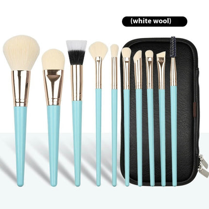 10 Pieces Makeup Brush Set Portable Soft Hair Foundation Cosmetics Complete Beauty Tools