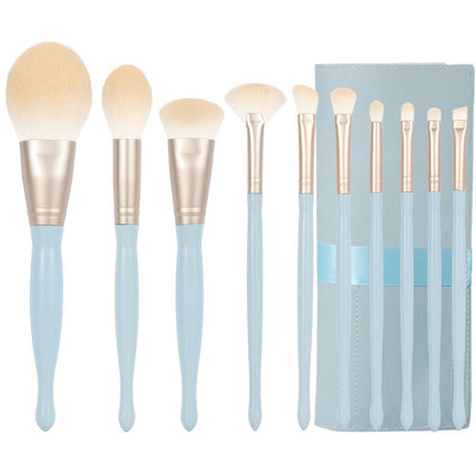 Makeup Brush Set 10 Pcs Makeup Brush Set  Tool Kit with Bag Powder Foundation Contour Blush Concealer EyeShadow Beauty Tools