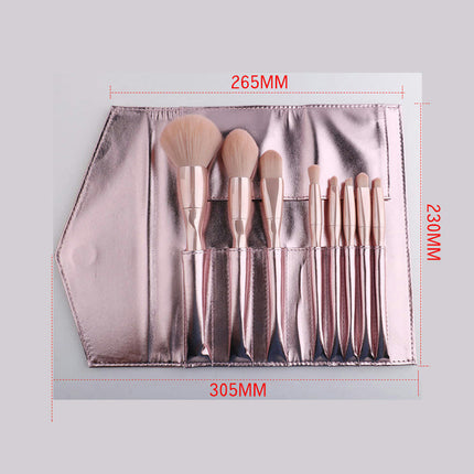 8 Pcs Professional Make up Brushes  | Travel Makeup Brush Set | Soft Skin Friendly Foundation Concealer Blush Highlighter