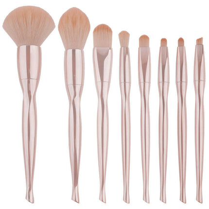 8 Pcs Professional Make up Brushes  | Travel Makeup Brush Set | Soft Skin Friendly Foundation Concealer Blush Highlighter