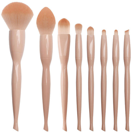 8 Pcs Professional Makeup Brush Set Premium Brush Kit Foundation Blush Powder Eyeshadow Brushes Set