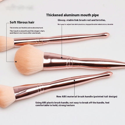 12 Piece Beauty Set Soft Bristle Beauty Cosmetic Professional Makeup Brushes For Eye & Face Foundation Blusher