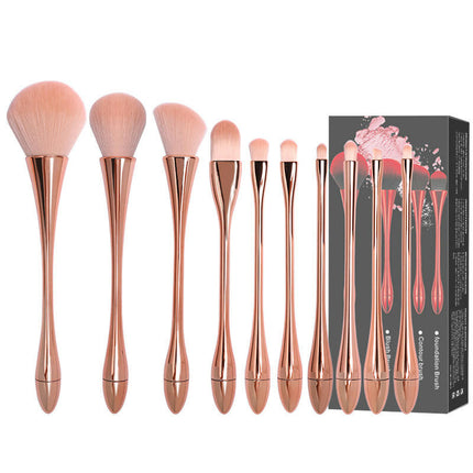 10 Pcs Professional Make Up Brushes for Face Makeup Foundation Powder Blush Eyebrow Lip Travel Makeup Brush Kits