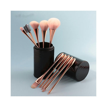 10 Pcs Professional Make Up Brushes for Face Makeup Foundation Powder Blush Eyebrow Lip Travel Makeup Brush Kits