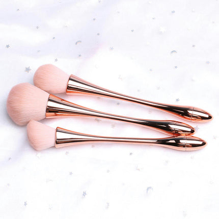 10 Pcs Professional Make Up Brushes for Face Makeup Foundation Powder Blush Eyebrow Lip Travel Makeup Brush Kits