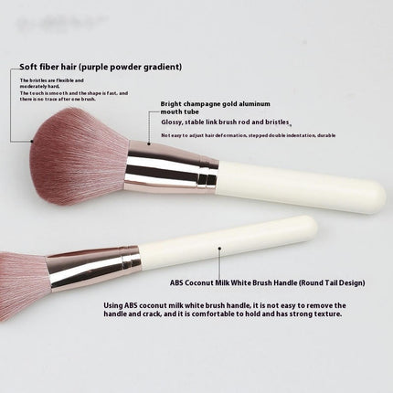 7 Pieces Basic Makeup Tools Brush Set Natural Makeup Brushes for Travel Daily Dating