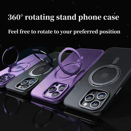 360¡ã Rotating Bracket Mobile Phone Case Cover Compatible Cases With Magnetic