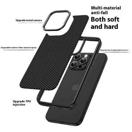 Carbon Fiber Mobile Phone Case Cover Compatible Cases