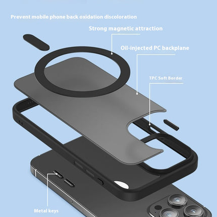 Frosted Magnetic Mobile Phone Case Cover Compatible Cases