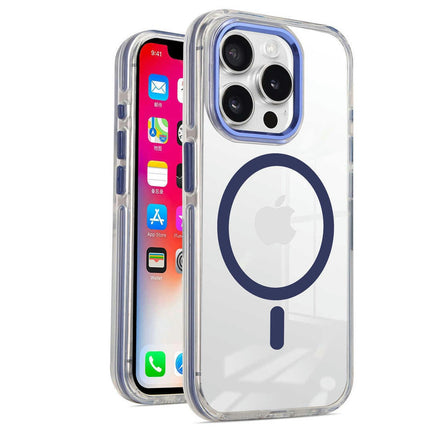 Shockproof Clear Magnetic Mobile Phone Case Cover Compatible Cases-A