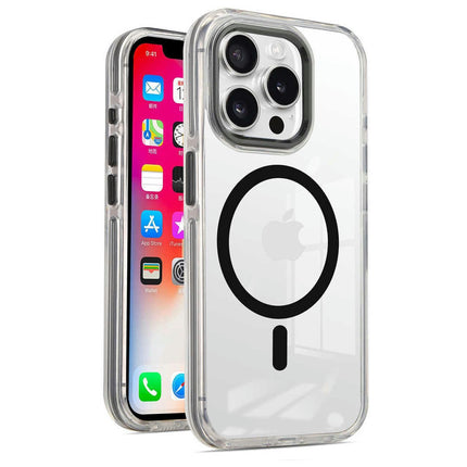 Shockproof Clear Magnetic Mobile Phone Case Cover Compatible Cases-A