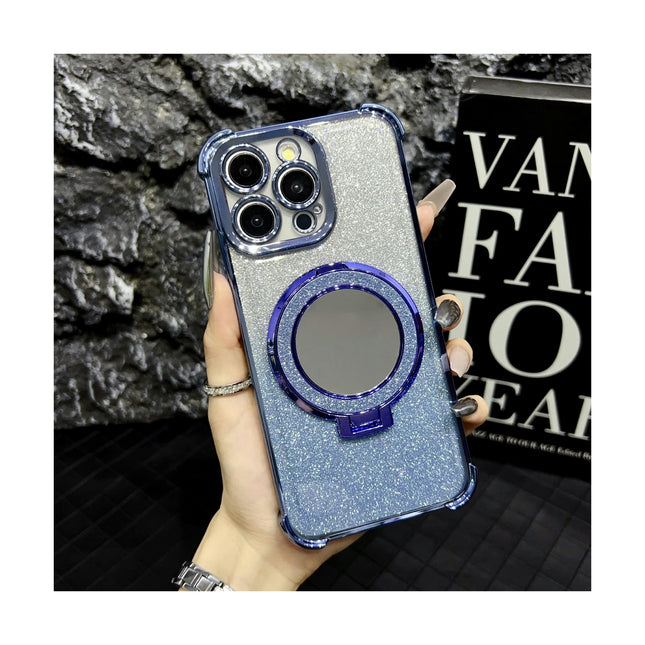 Mobile Phone Case Cover Compatible Cases with Mirror Stand