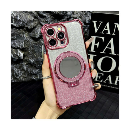 Mobile Phone Case Cover Compatible Cases with Mirror Stand