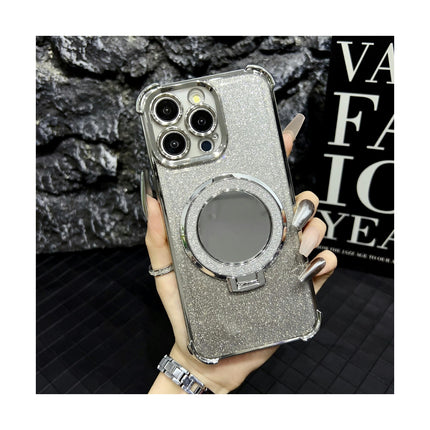 Mobile Phone Case Cover Compatible Cases with Mirror Stand