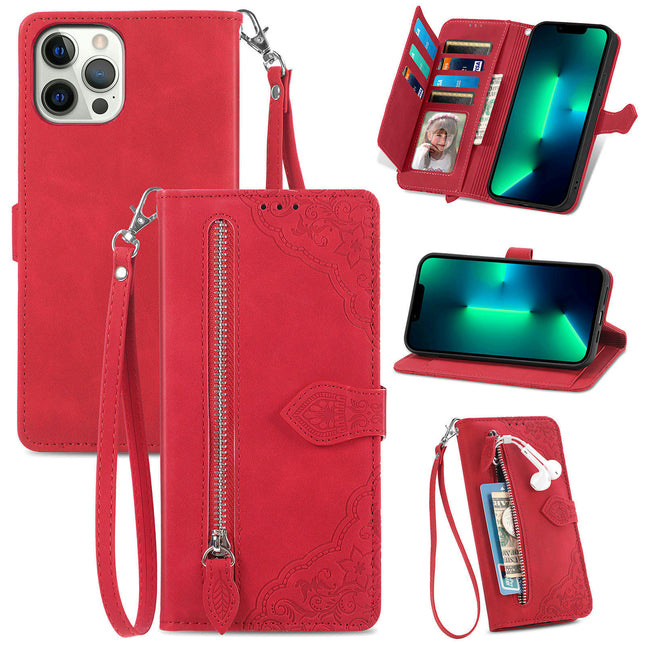 PU Leather Wrist Strap Flip Mobile Phone Case Cover Compatible Cases