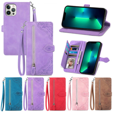 PU Leather Wrist Strap Flip Mobile Phone Case Cover Compatible Cases