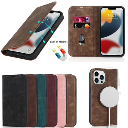 PU Leather Mobile Phone Case Cover Compatible Cases With Magnetic