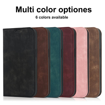 PU Leather Mobile Phone Case Cover Compatible Cases With Magnetic