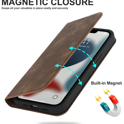 PU Leather Mobile Phone Case Cover Compatible Cases With Magnetic