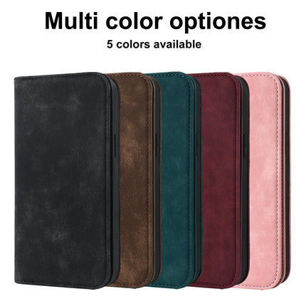 PU Leather Mobile Phone Case Cover Compatible Cases With Magnetic-A