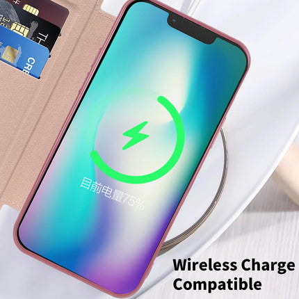 Leather Mobile Phone Case Cover Compatible Cases With Wireless Charging