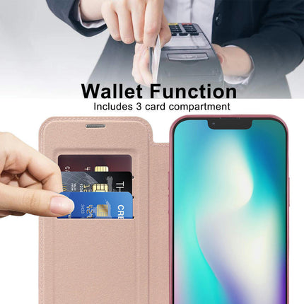 Leather Mobile Phone Case Cover Compatible Cases With Wireless Charging