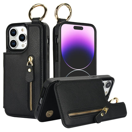 Leather Mobile Phone Case Cover Compatible Cases With Ring