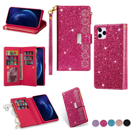 PU Leather Mobile Phone Case Cover Glitter Compatible Cases