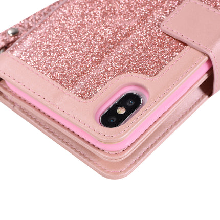 PU Leather Mobile Phone Case Cover Compatible Cases with Glitter